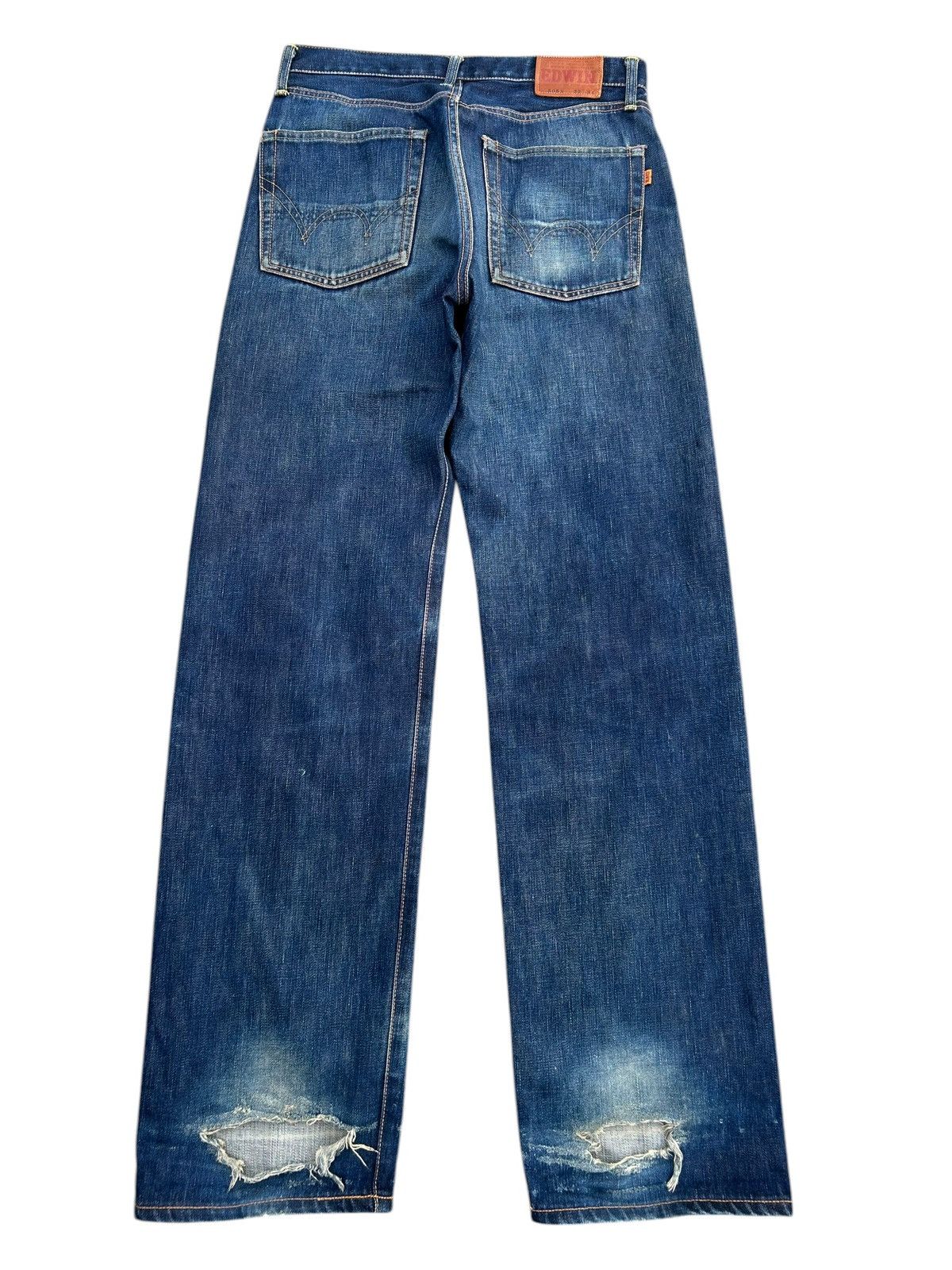 Kapital Vintage Edwin 505X Selvedge Distressed Denim Jeans Size US 32 / EU 48 - 4 Thumbnail