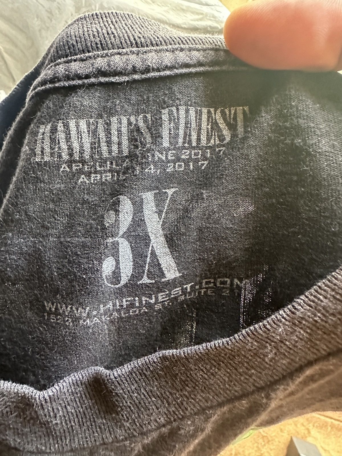 Other PreOwned Hawaii's Finest T-Shirt Men's XXXL Black/Green 3XL Size US XXL / EU 58 / 5 - 5 Thumbnail
