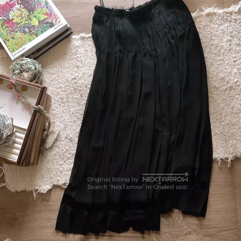 Comme des Garcons Comme des Garcons size M Torn pleated skirt / half skirt Size 22" - 1 Thumbnail