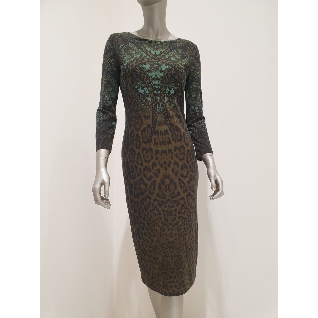 Roberto Cavalli Roberto Cavalli Leopard Print Dress - Size 44 (US 8) Size M / US 6-8 / IT 42-44 - 1 Thumbnail