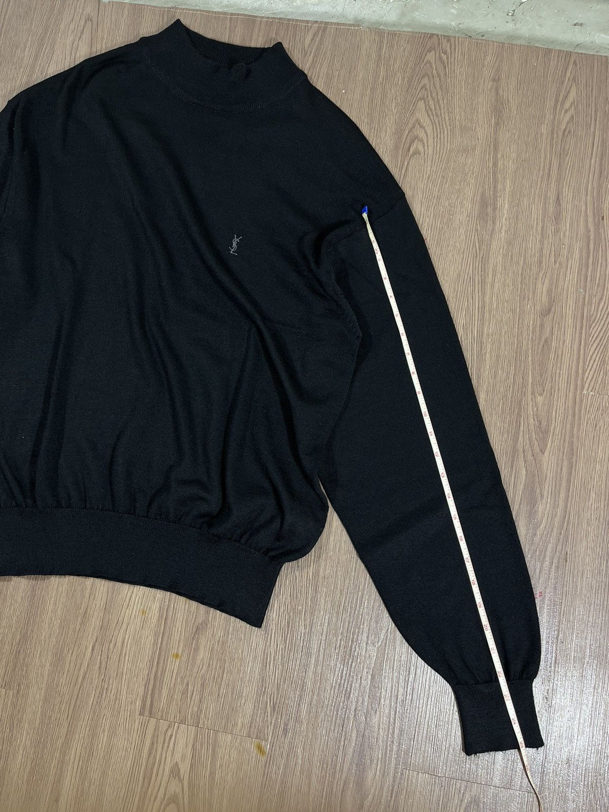 Yves Saint Laurent Yves Saint Laurent Pour Homme High Neck Knit Sweater Size US L / EU 52-54 / 3 - 12 Thumbnail
