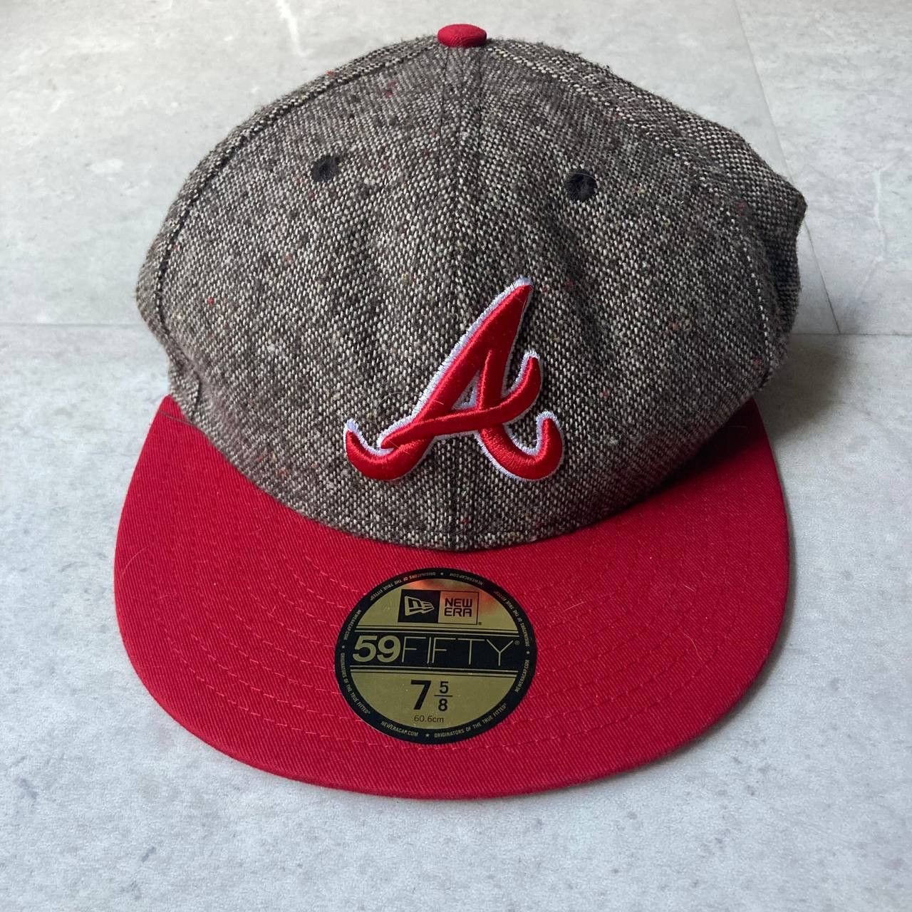 New Era Atlanta Braves MLB Baseball New Era Fullcap Size 7 5/8 60 cm Size ONE SIZE - 1 Thumbnail