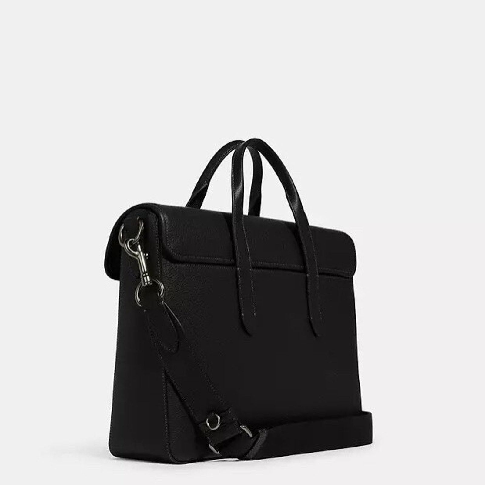 Coach NWT Coach Sullivan Portfolio Brief In Black Leather C9875 Size ONE SIZE - 5 Thumbnail