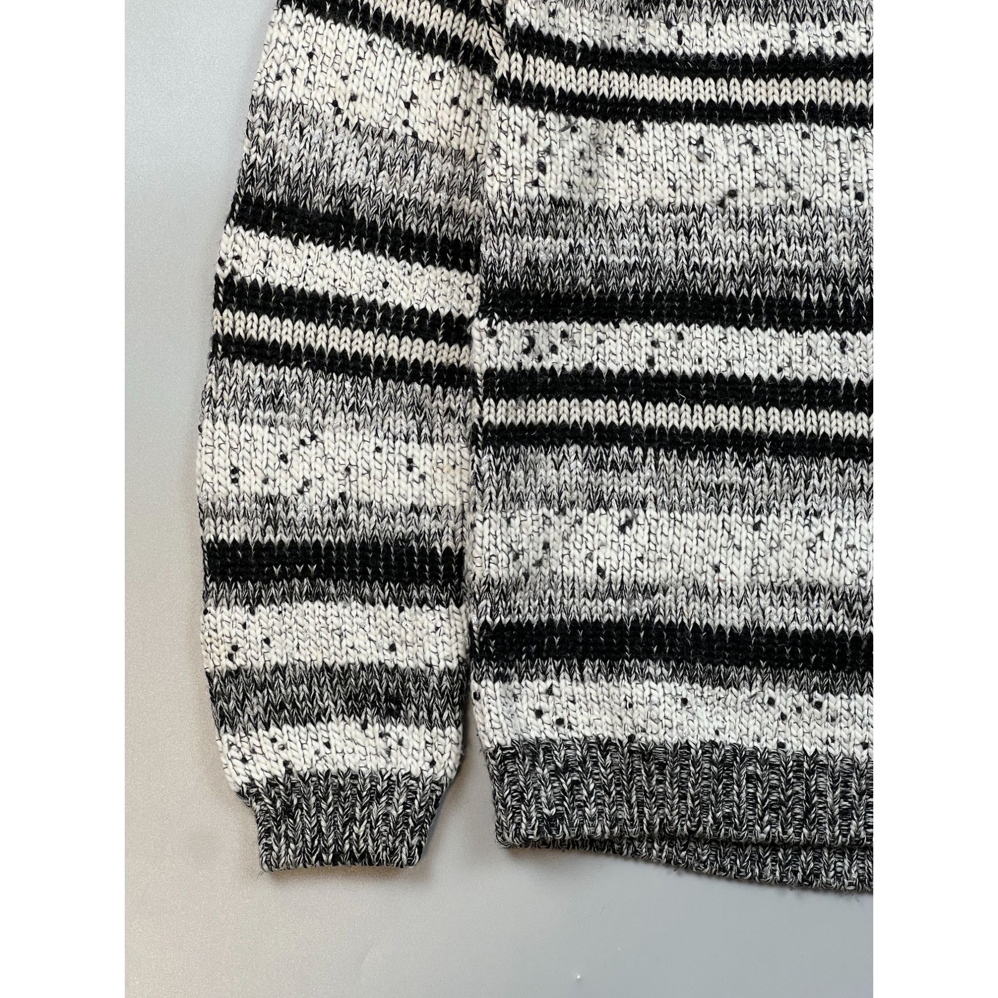 Sandro Sandro Wool Blend Striped Sweater (Y0673) Size M / US 6-8 / IT 42-44 - 2 Thumbnail