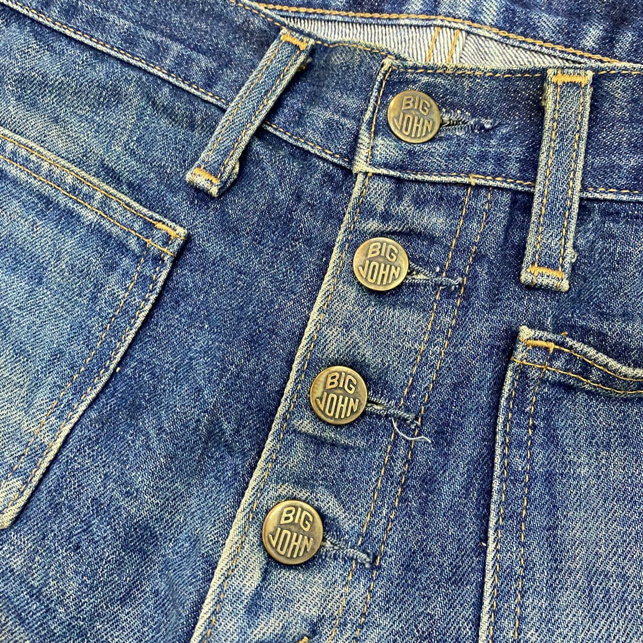 Big John 💥Best Offer💥Vintage Big John Bootcut Distressed Denim Size US 32 / EU 48 - 11 Thumbnail