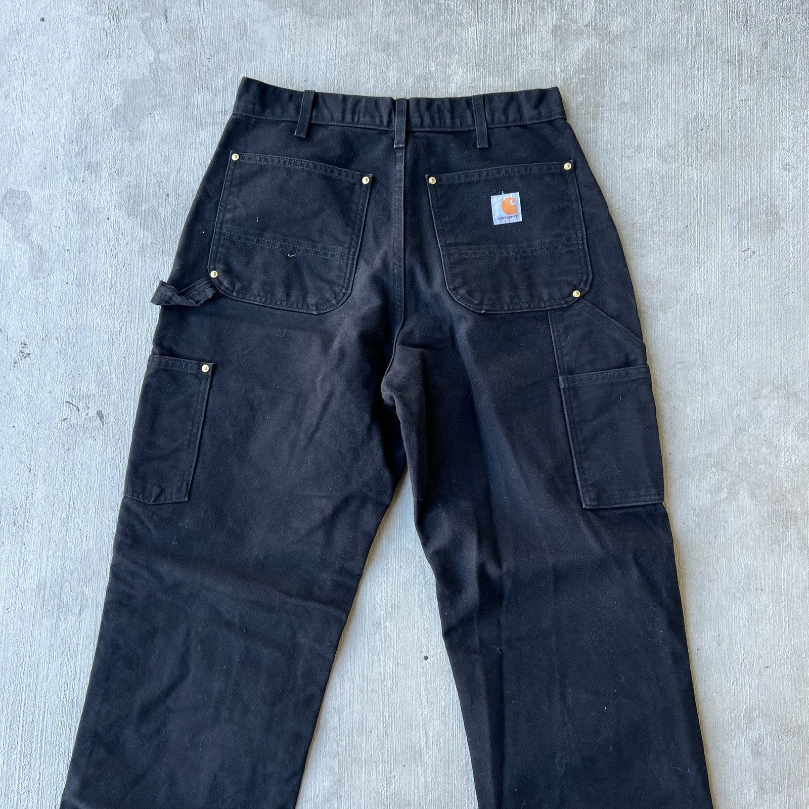 Carhartt × Vintage Carhartt black double knee work wear carpenter pants Size US 31 - 5 Thumbnail