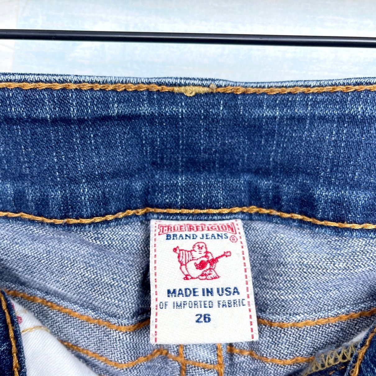 True Religion True Religion Joey Horseshoe Logo Jeans Dark Wash Womens 26 Size 26" / US 2 / IT 38 - 7 Thumbnail