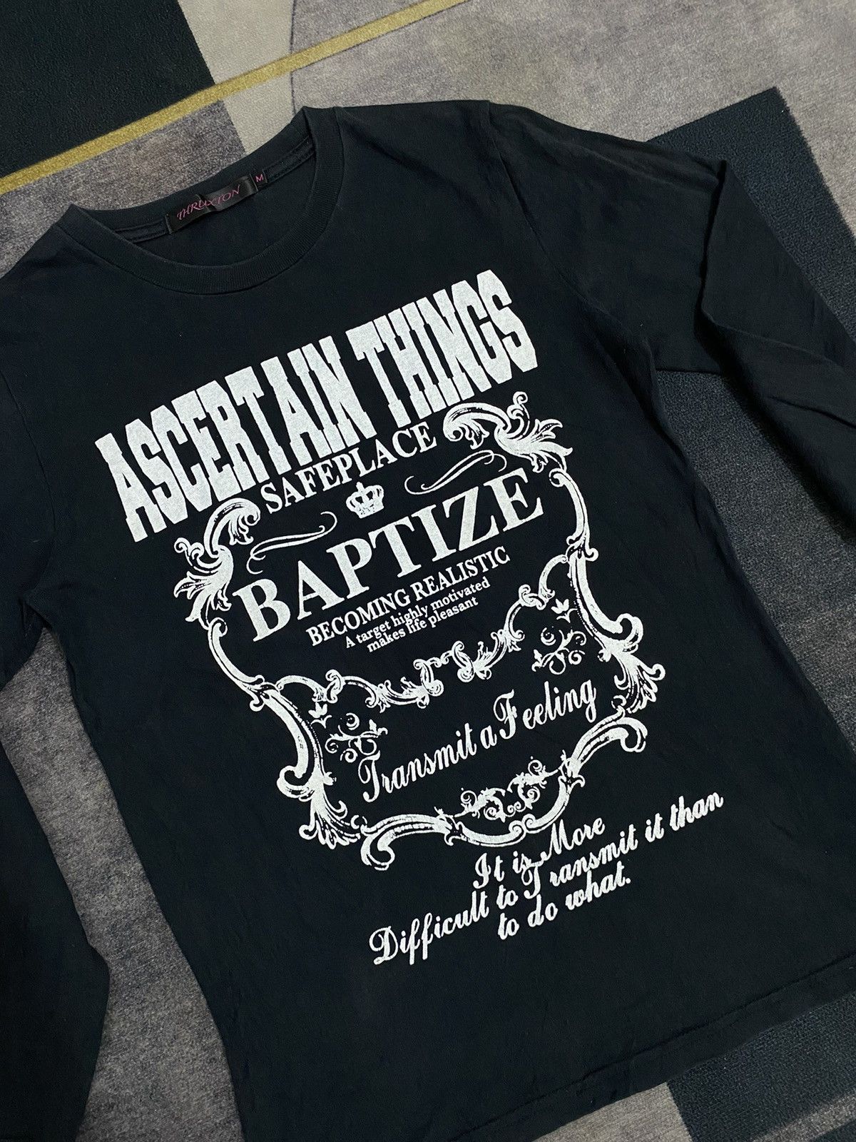 20471120 Y2K THRUXTON IFSIXWASNINE PUNKS STYLE LONG SLEEVE Size US M / EU 48-50 / 2 - 2 Thumbnail