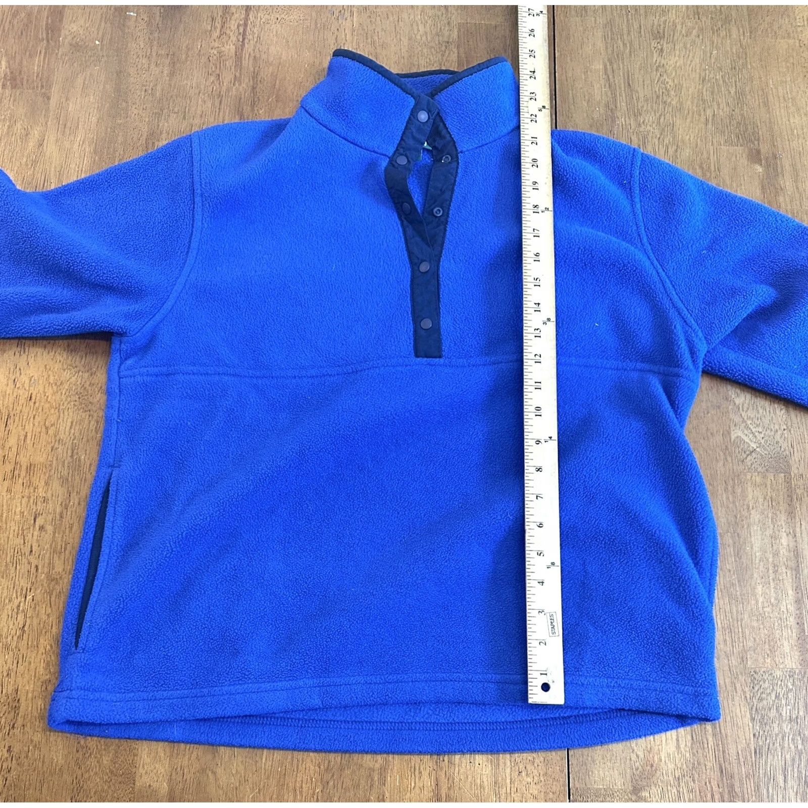 Vintage VINTAGE LL Bean 1/4 Button Fleece Jacket Women Medium Blue Jacket Womens M Blue LL Bean Fleece 1/4 Button Vintage Size M / US 6-8 / IT 42-44 - 5 Thumbnail