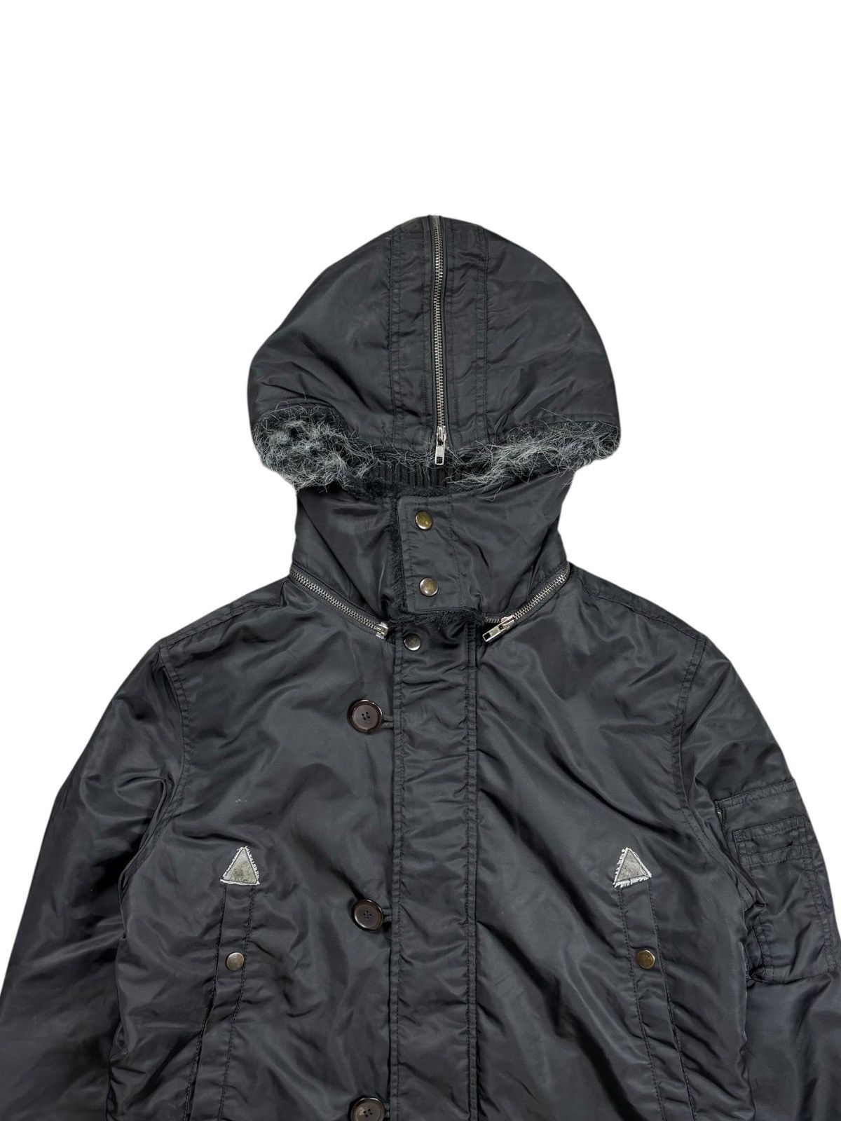 14th Addiction 2000s Buffalo Bobs - Trim Fur Extreme Bomber Jacket Size US M / EU 48-50 / 2 - 5 Thumbnail