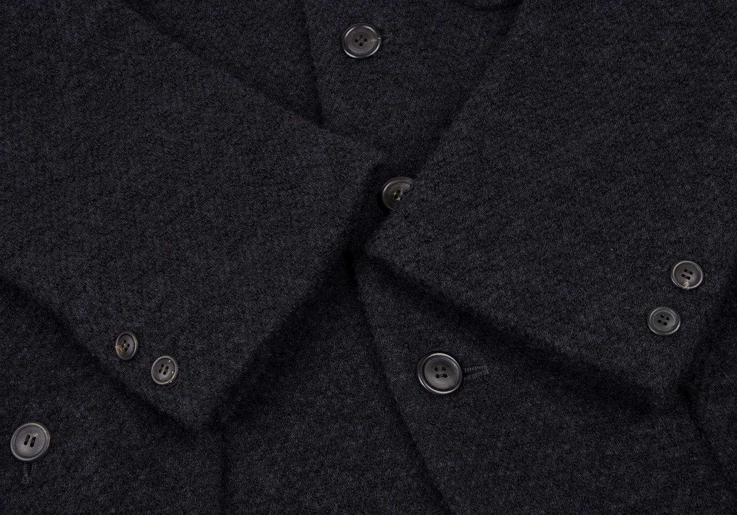 Issey Miyake Wool Blend Patch Pocket Knit Jacket in Navy, Size L Size US L / EU 52-54 / 3 - 8 Thumbnail