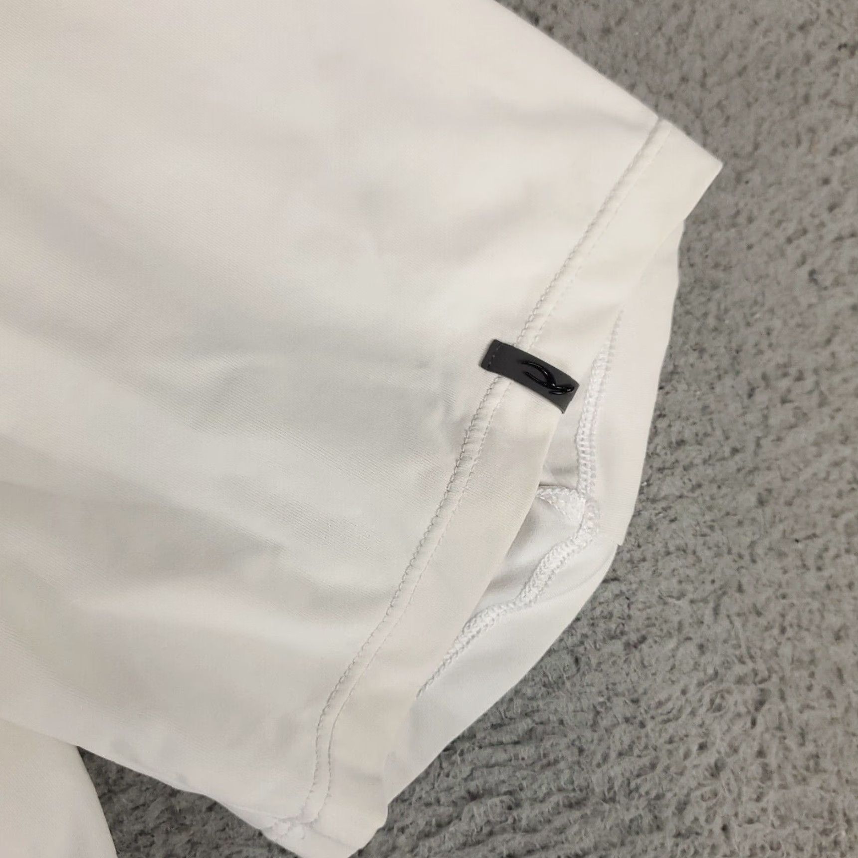 KJUS KJUS Polo Shirt Mens XL White Solid Short Sleeve Golf Activewear Size US XL / EU 56 / 4 - 3 Thumbnail