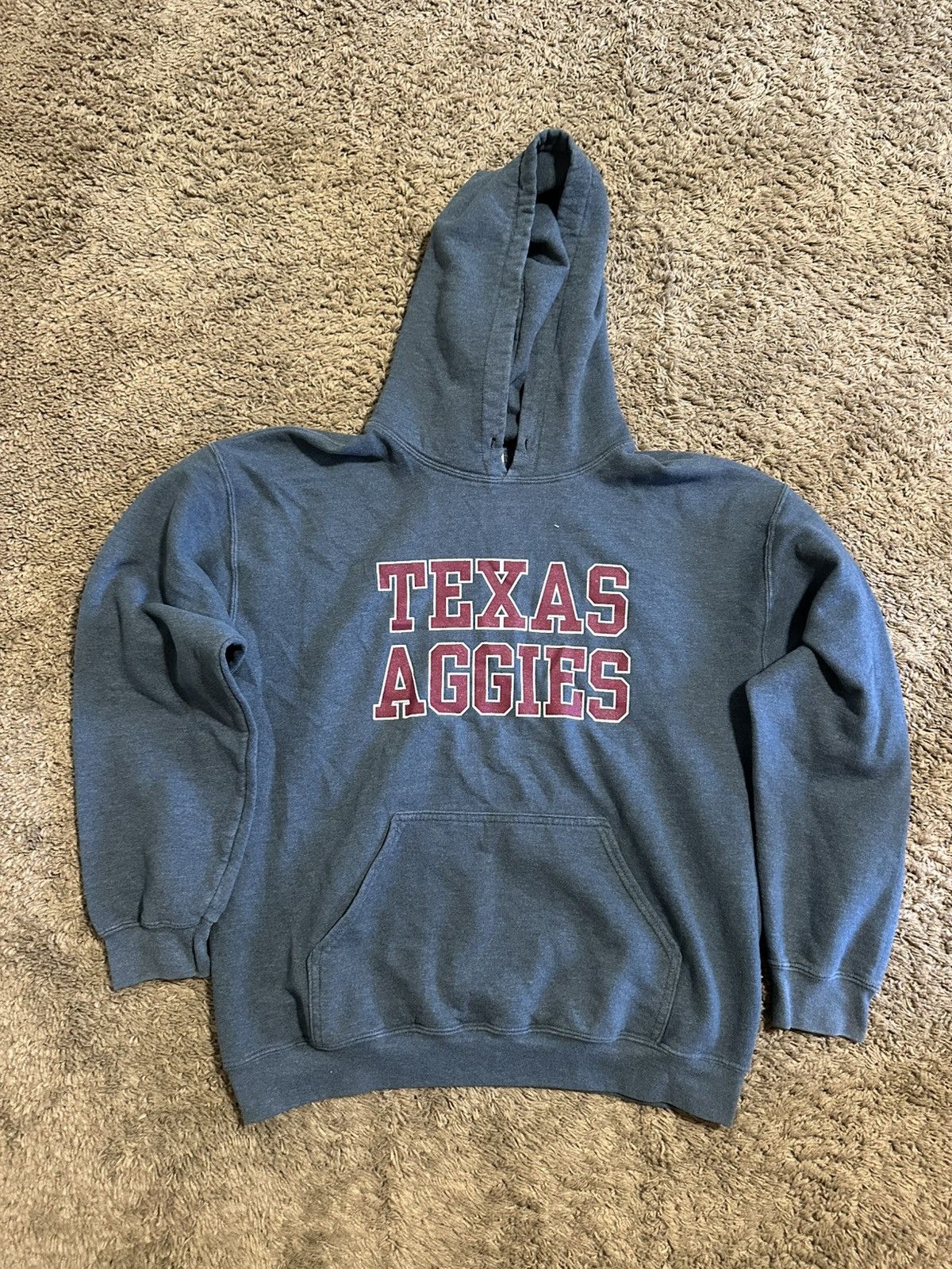 NCAA Vintage Texas Aggies “triple grey” hoodie 90s size medium Size US M / EU 48-50 / 2 - 1 Thumbnail