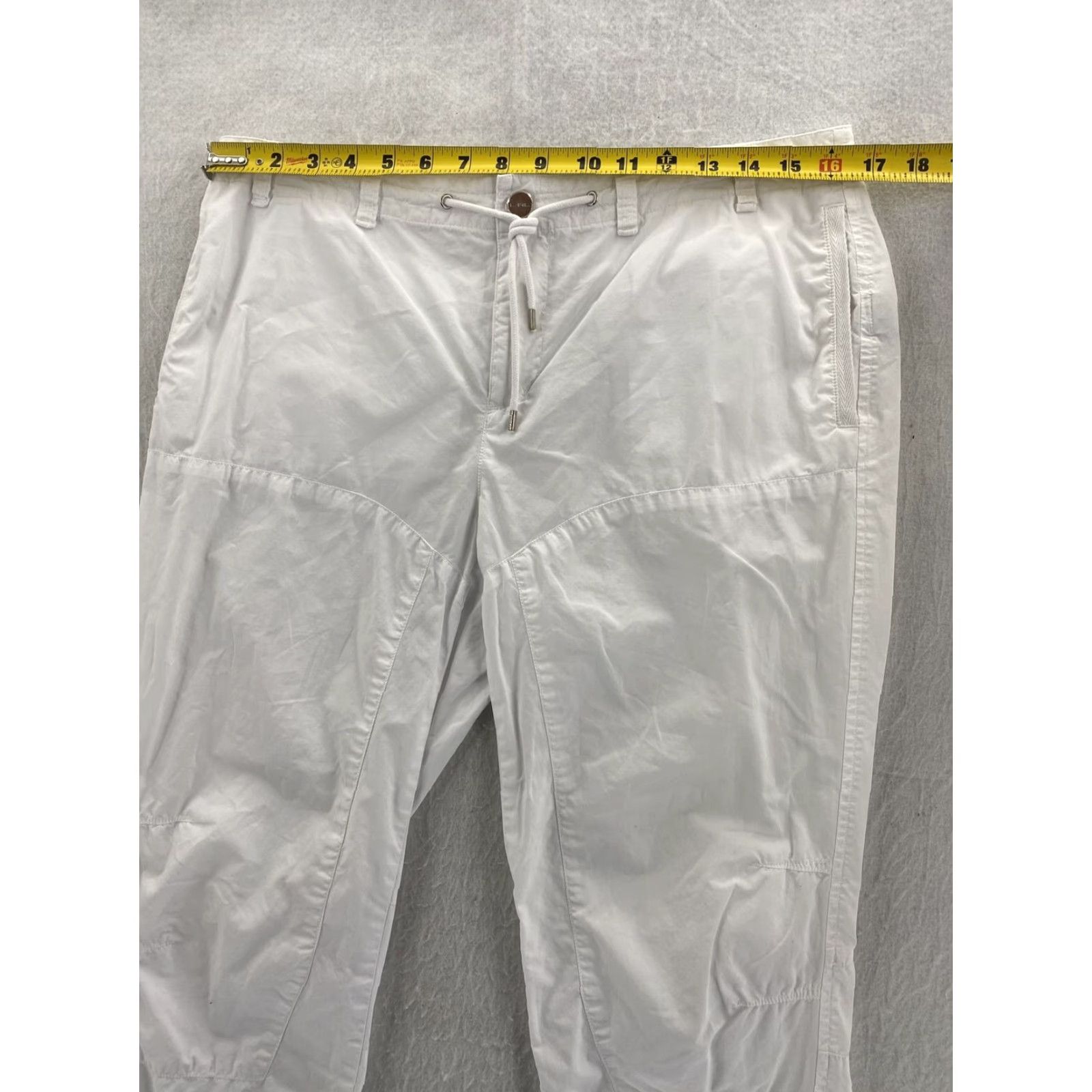 Ralph Lauren Ralph Lauren Pants Womens 10 White Cotton Chino Straight 10 Regular Logo Casual Workwear - Mens/Womens Size 32" / US 10 / IT 46 - 2 Thumbnail