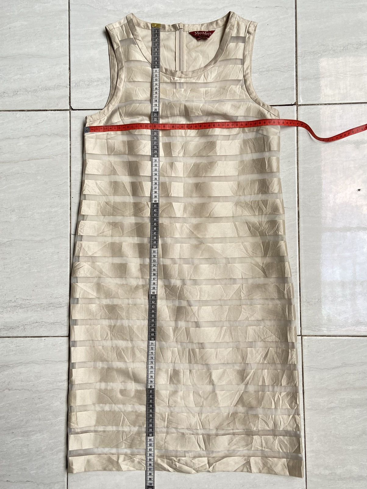 Max Mara MAX MARA Striped Midi Dress Size XS / US 0-2 / IT 36-38 - 13 Thumbnail