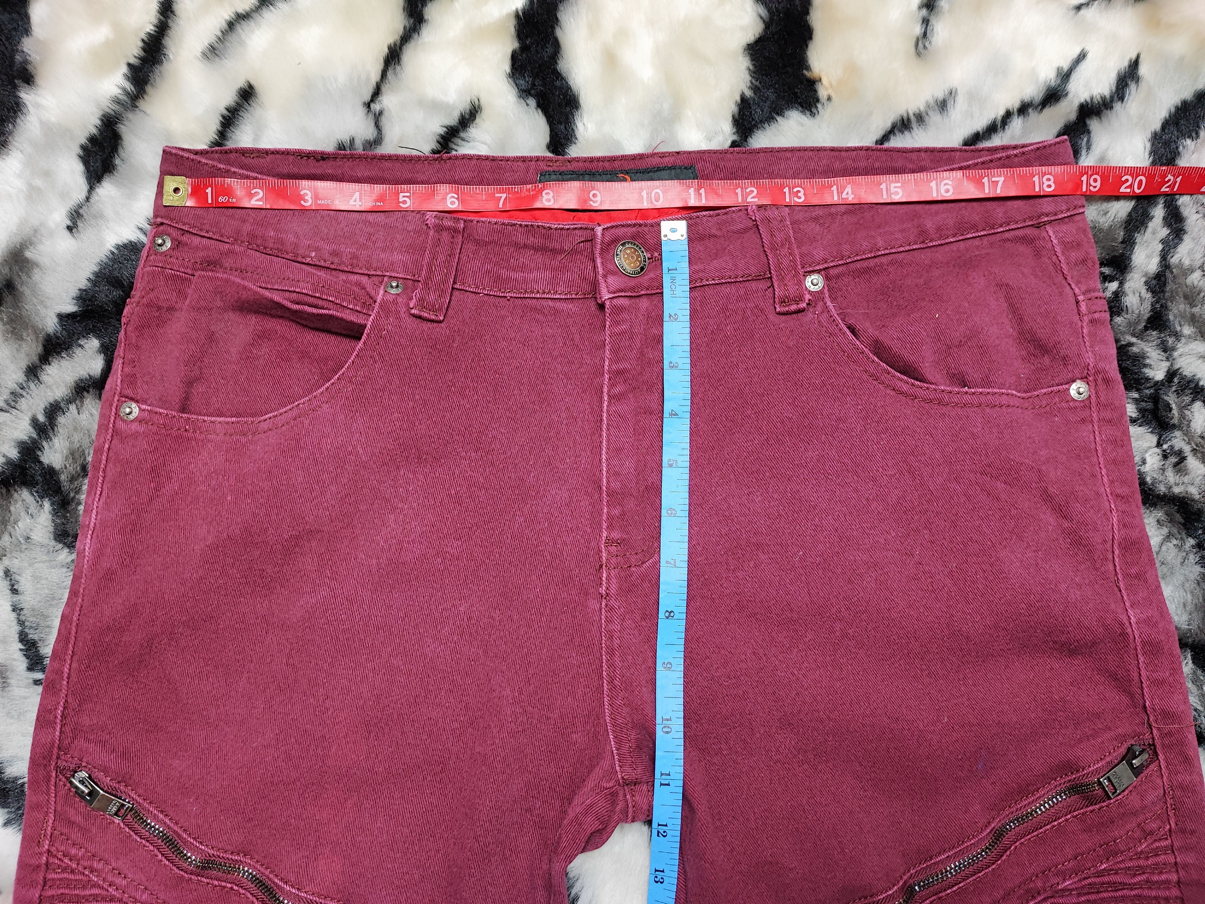 Hysteric Glamour Bondage Punk Grunge Zipper Jeans Size US 37 - 13 Thumbnail