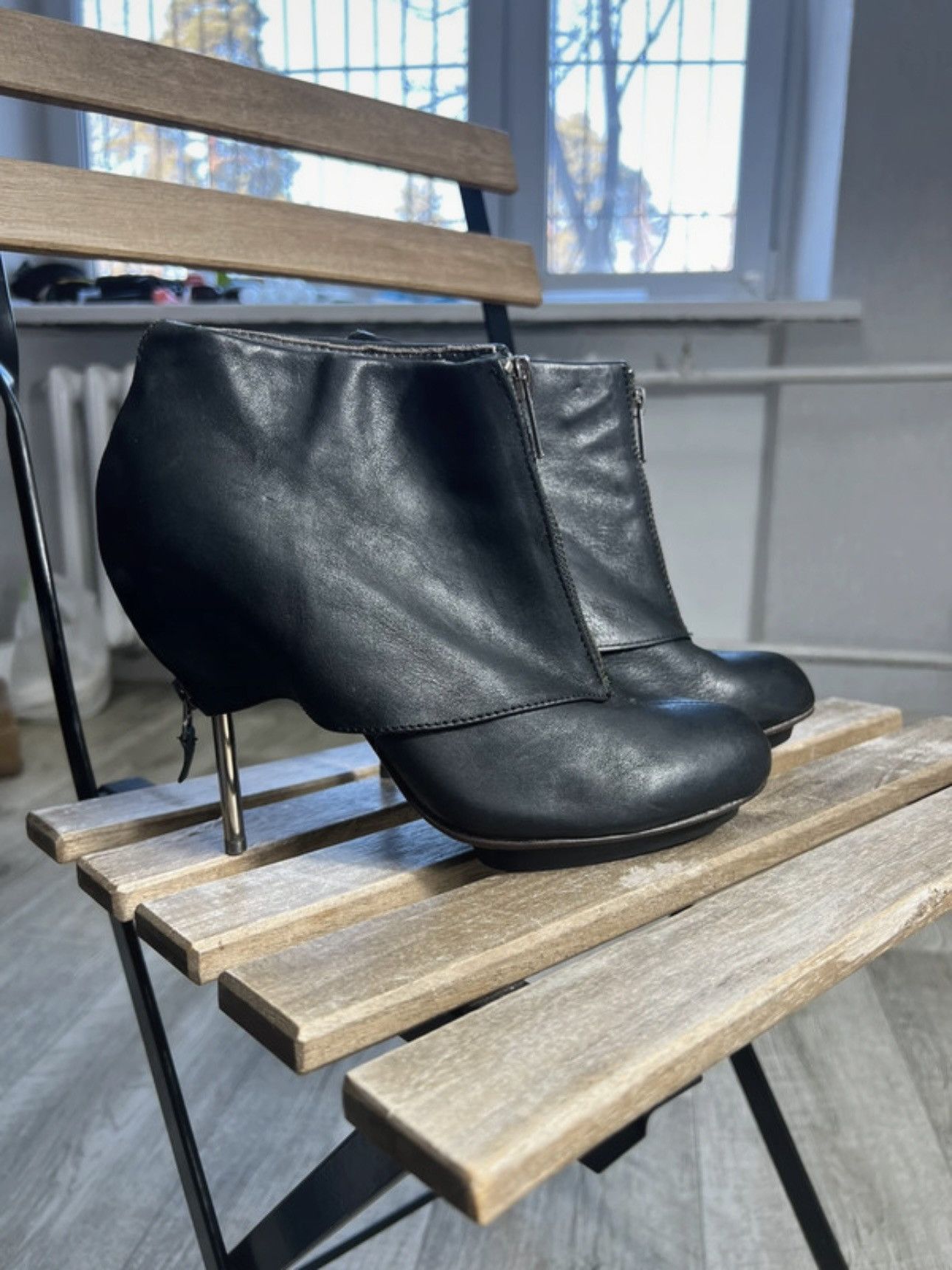 UNITED NUDE Rare UNITED NUDE Heels Avant Garde Like Ann Demeulemeester Size US 7 / IT 37 - 5 Thumbnail