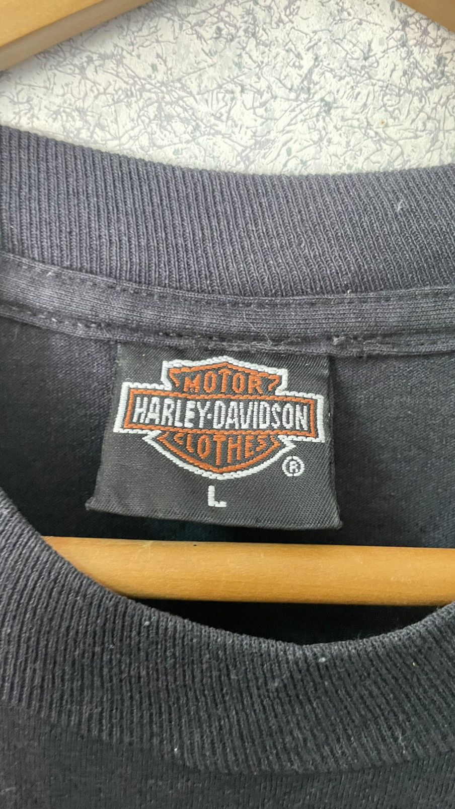 Harley Davidson 3d emblem t shirt vintage 1991 harley davidson Size US L / EU 52-54 / 3 - 5 Thumbnail