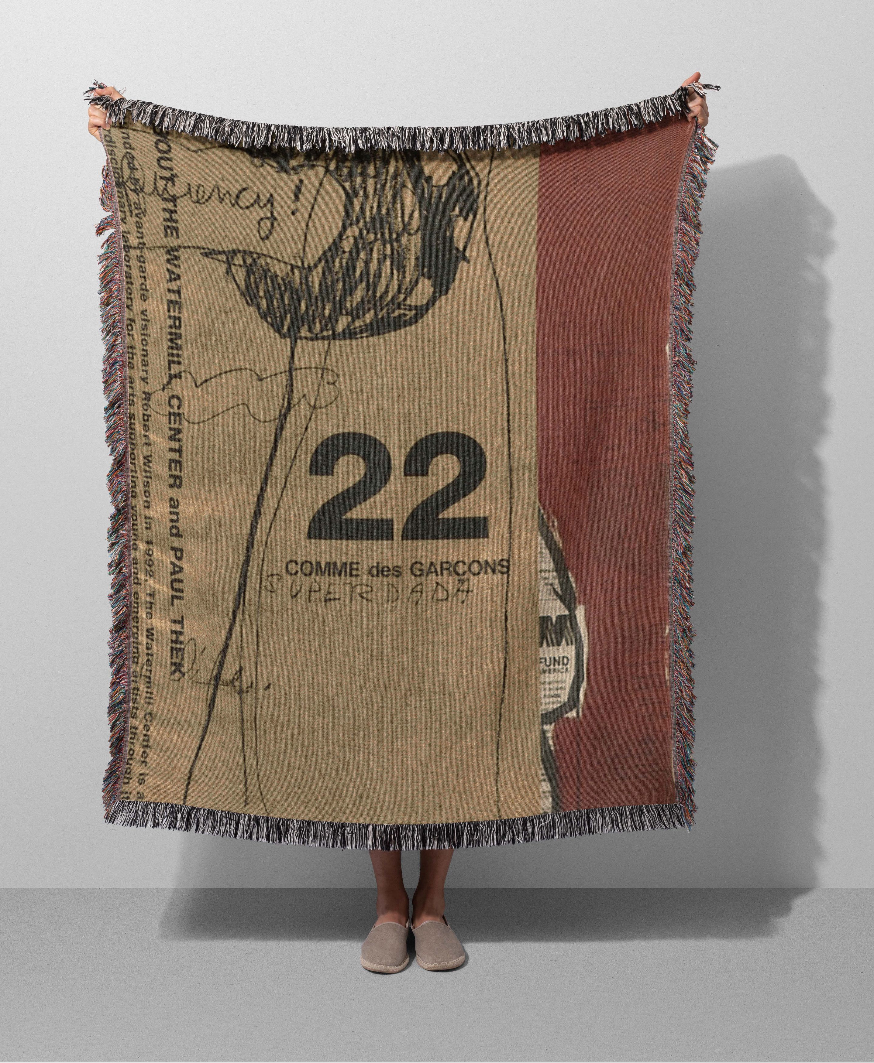 Comme des Garcons Comme des Garcons Blanket Woven Art Poster Fashion Gift Logo Size ONE SIZE - 1 Thumbnail