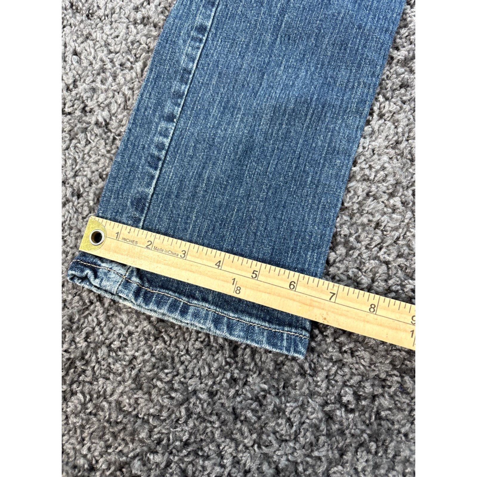 Abercrombie & Fitch VINTAGE Abercrombie & Fitch Erin Jeans Womens 2s Blue Straight Leg 28x30 Y2K Jeans Women Size 26" / US 2 / IT 38 - 3 Thumbnail