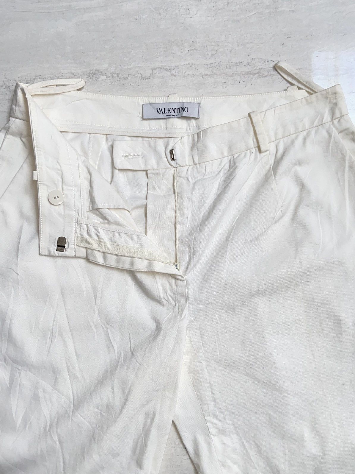 Valentino VALENTINO White Long Pants Size US 27 - 9 Thumbnail
