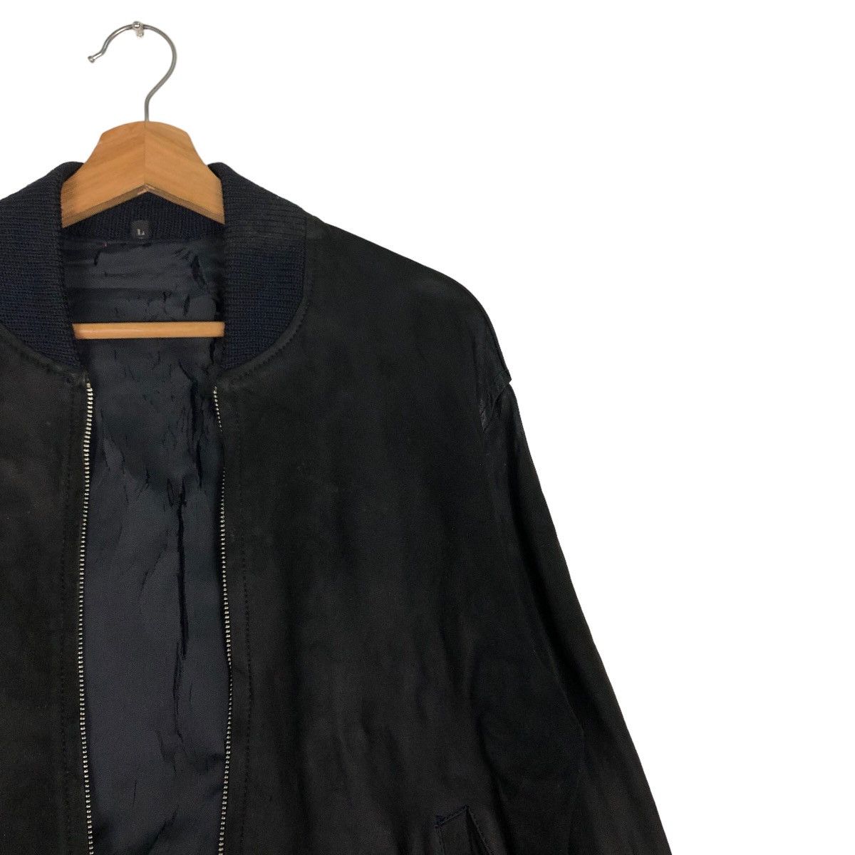 Japanese Brand 🔥90’s Vintage Genuine Leather Jacket Bomber Japan Made Size US L / EU 52-54 / 3 - 6 Thumbnail