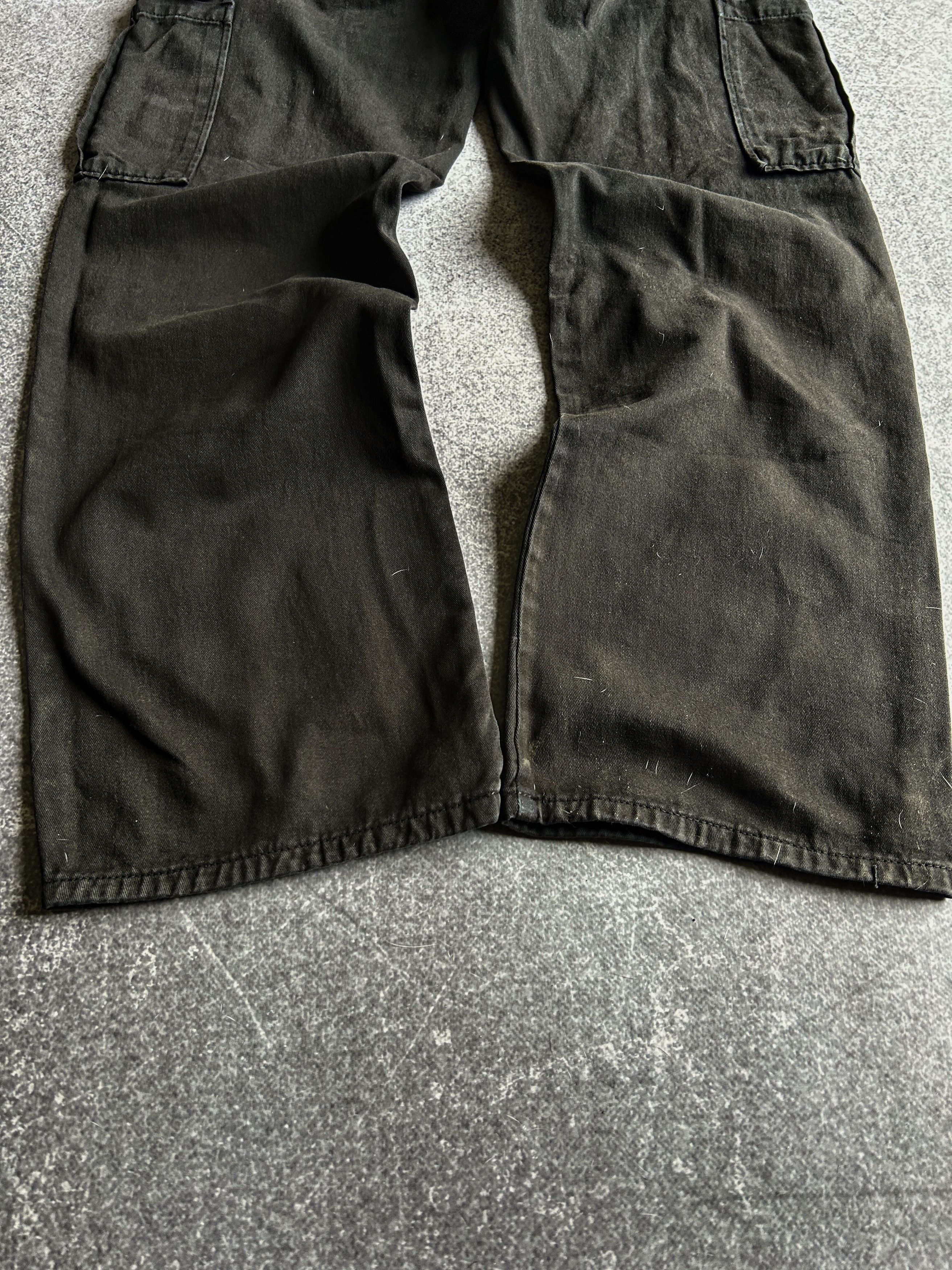 Vintage VTG Balenciaga Rick Owens Style Black Cargo Jeans 90s Y2K Size US 30 / EU 46 - 6 Thumbnail