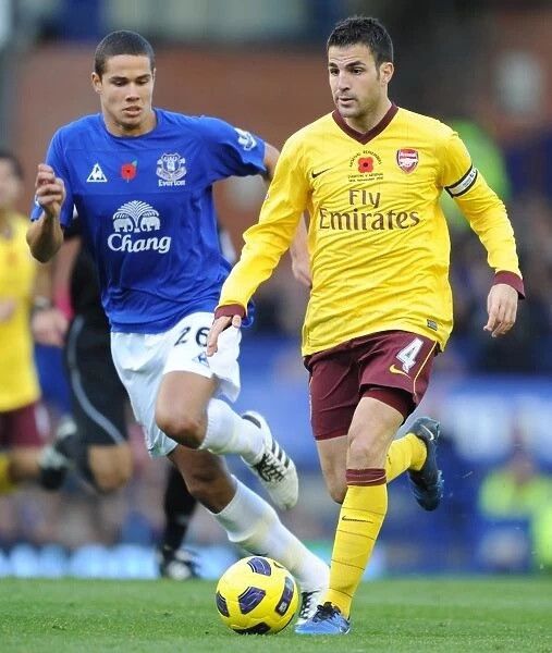 Nike Arsenal 10/11 longsleeves away shirt #4 Fabregas Size US L / EU 52-54 / 3 - 11 Thumbnail