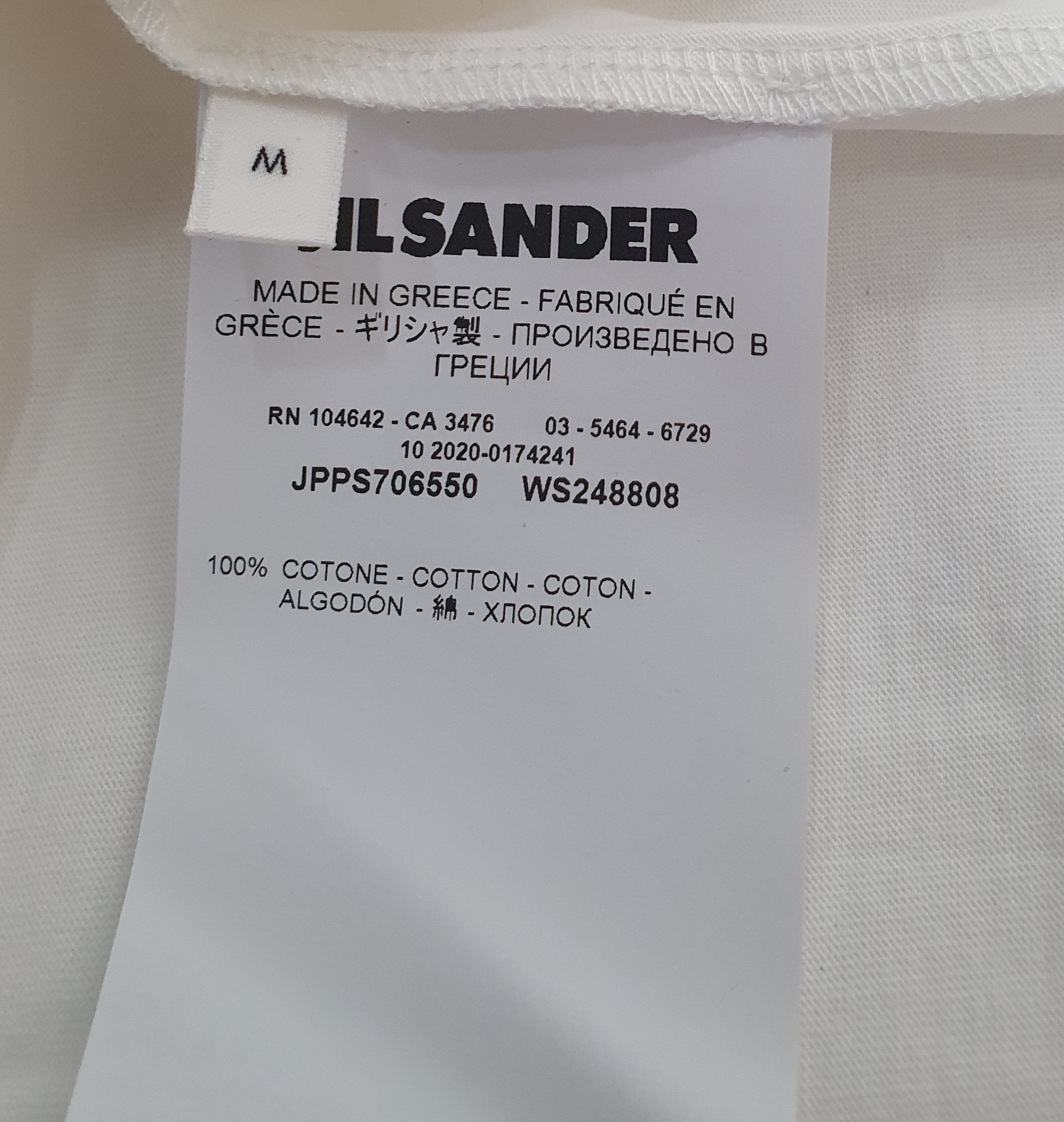 Jil Sander White t-shirt logo Size M / US 6-8 / IT 42-44 - 9 Thumbnail