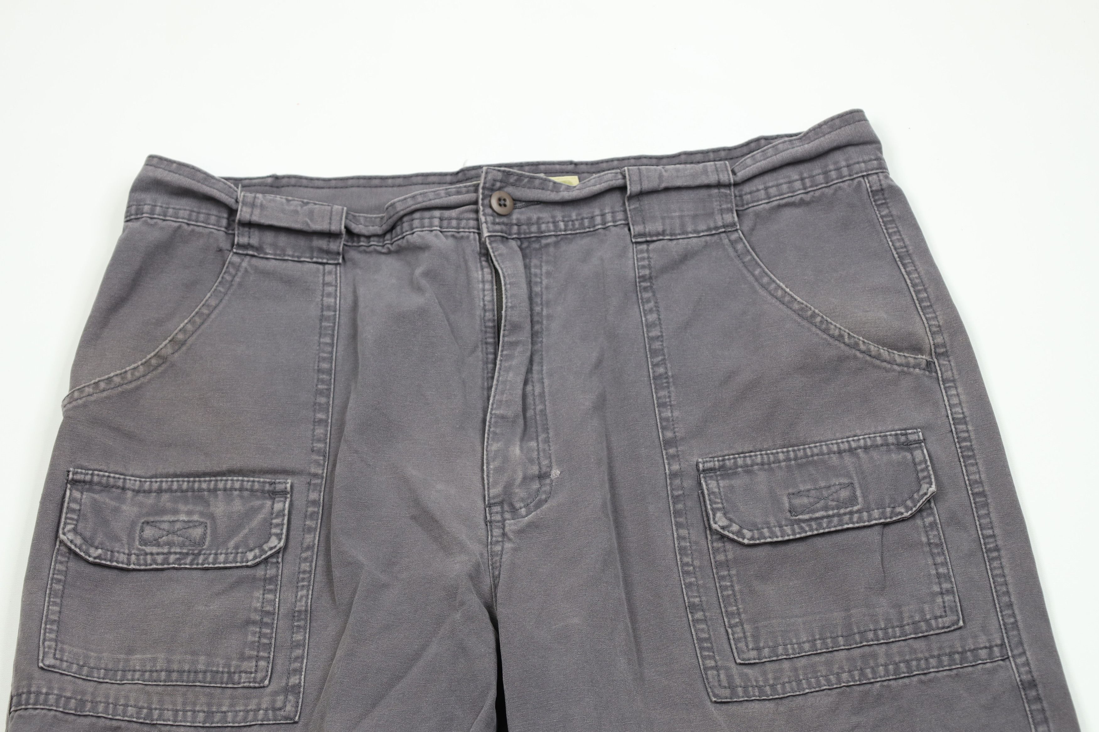 Cabelas × Vintage Vintage Cabelas Wide Leg 7 Pocket Hiking Pants Steel Blue Size US 36 / EU 52 - 2 Thumbnail