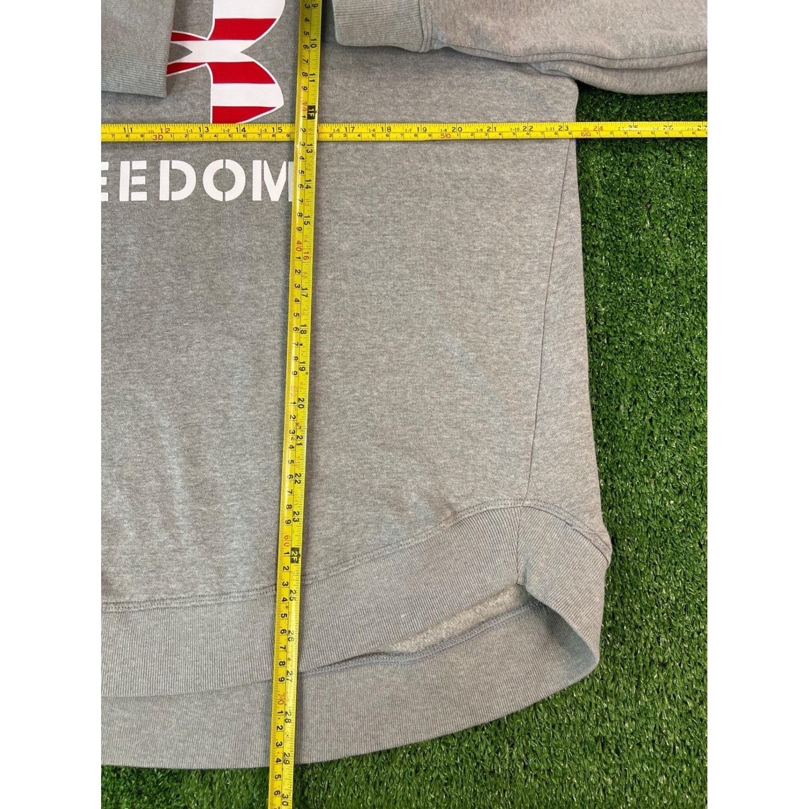 Under Armour Under Armour Freedom Hoodie Mens Gray Sweatshirt XL Size US XL / EU 56 / 4 - 3 Thumbnail