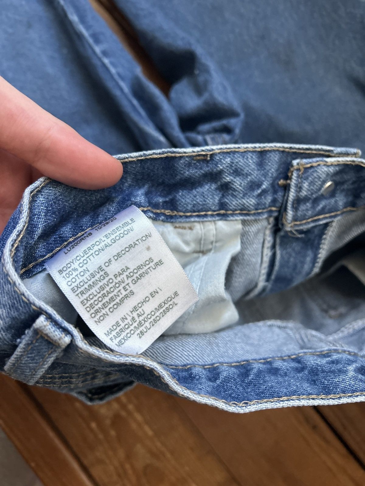 Dickies × Vintage Vintage 90s Dickies Blue Denim Carpenter Jeans Size US 28 / EU 44 - 3 Thumbnail