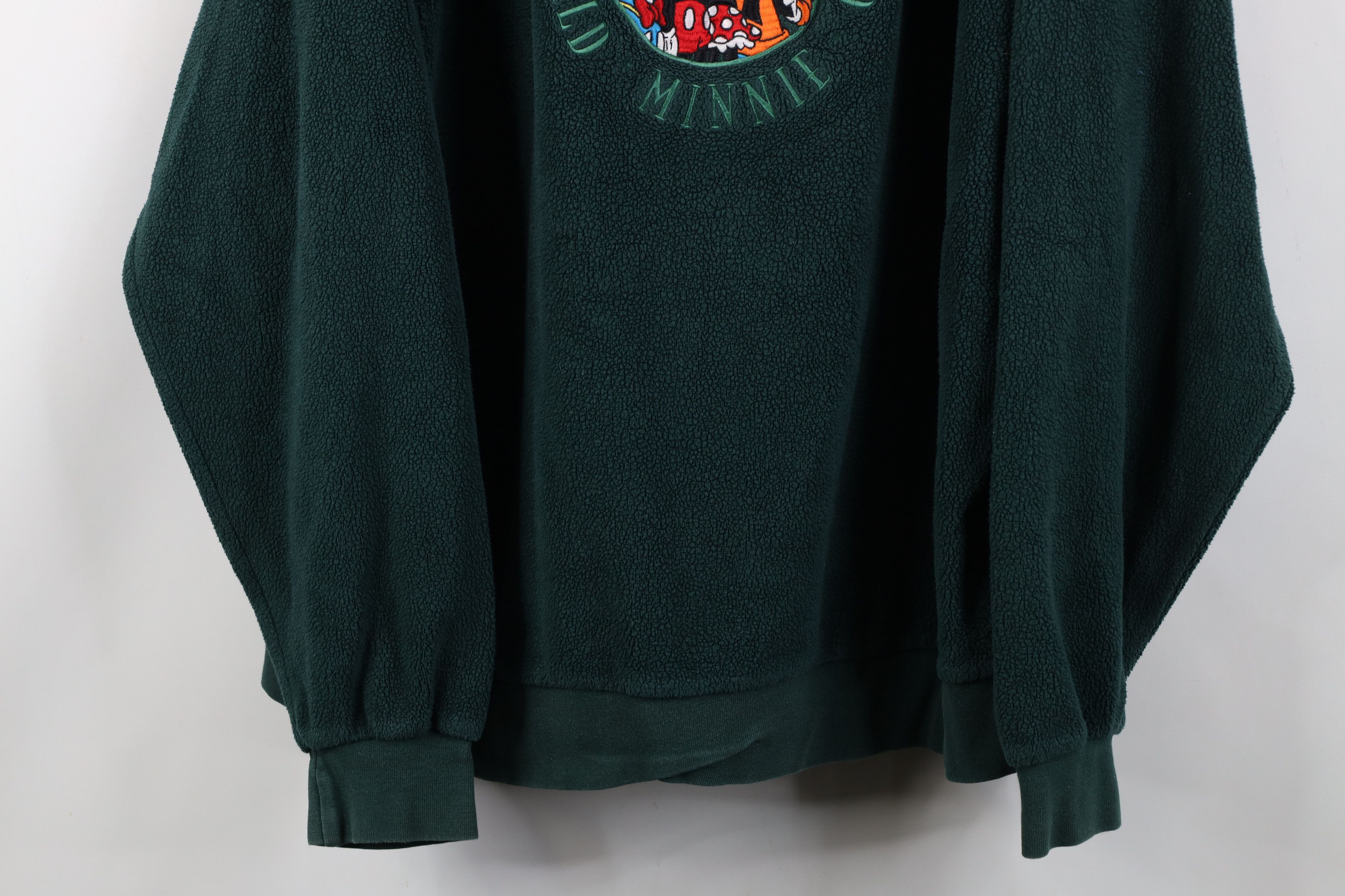 Disney Vintage 90s Disney Mickey Mouse Friends Fleece Sweatshirt Size US L / EU 52-54 / 3 - 3 Thumbnail