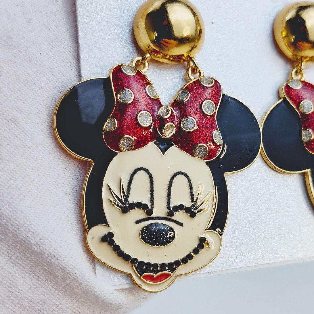 Disney Disney x BaubleBar Minnie Gold Dangle Earrings, NIP Size ONE SIZE - 3 Thumbnail