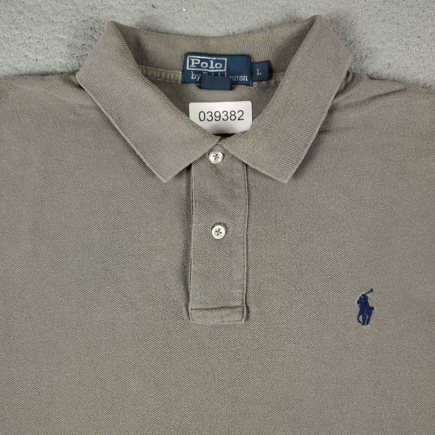 Ralph Lauren VINTAGE Ralph Lauren Polo Shirt Mens Large Gray Regular Cotton Polo Shirt Men’s L Gray Classic Preppy 90s? Size US L / EU 52-54 / 3 - 2 Thumbnail