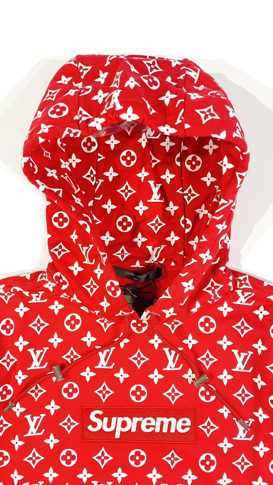 Louis Vuitton × Supreme LOUIS VUITTON X SUPREME XXS Box Logo Hoodie Size US XXS / EU 40 - 3 Thumbnail