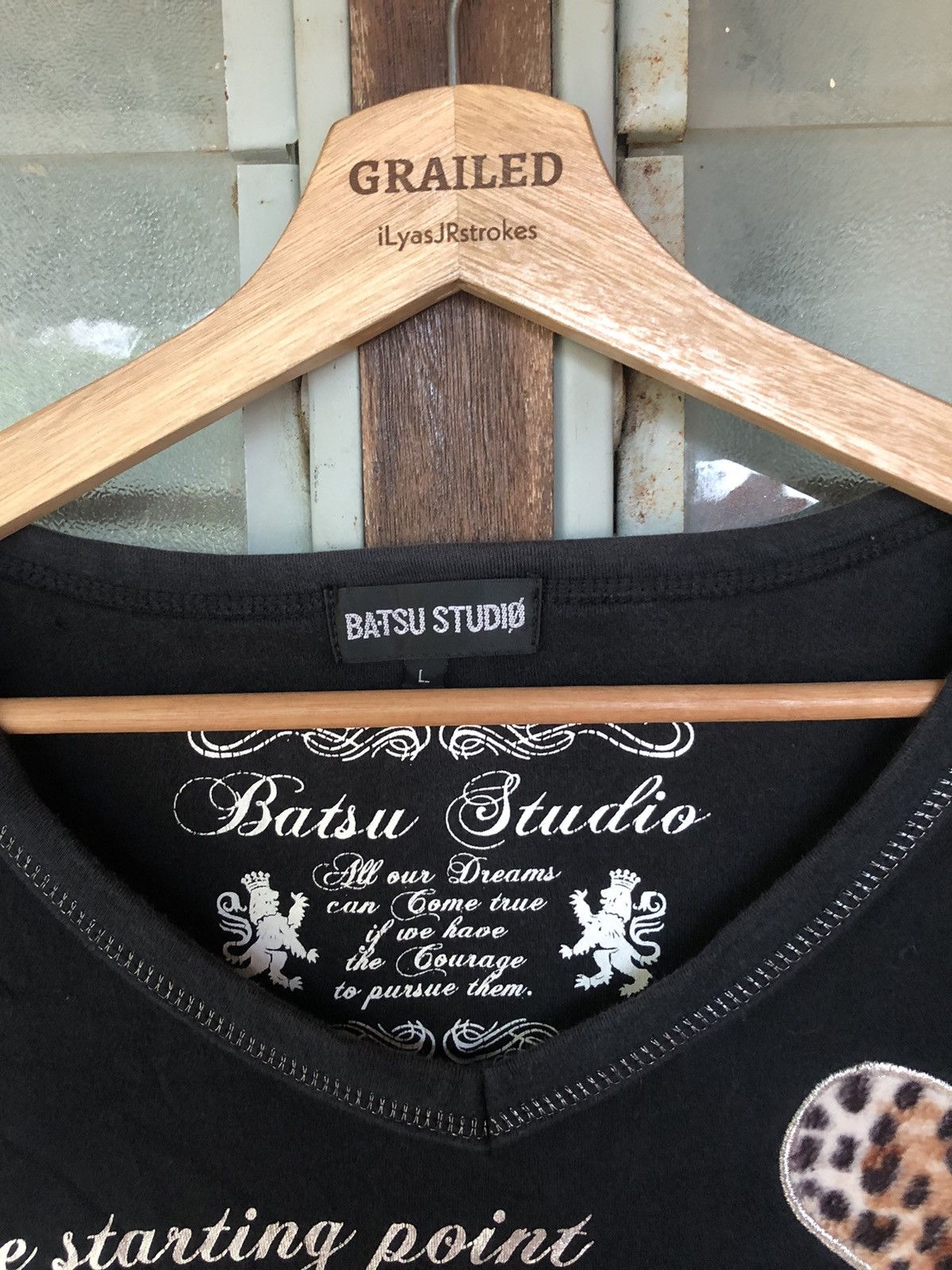 Japanese Brand Vintage Batsu Studio Skull Design Tee Size US L / EU 52-54 / 3 - 16 Thumbnail