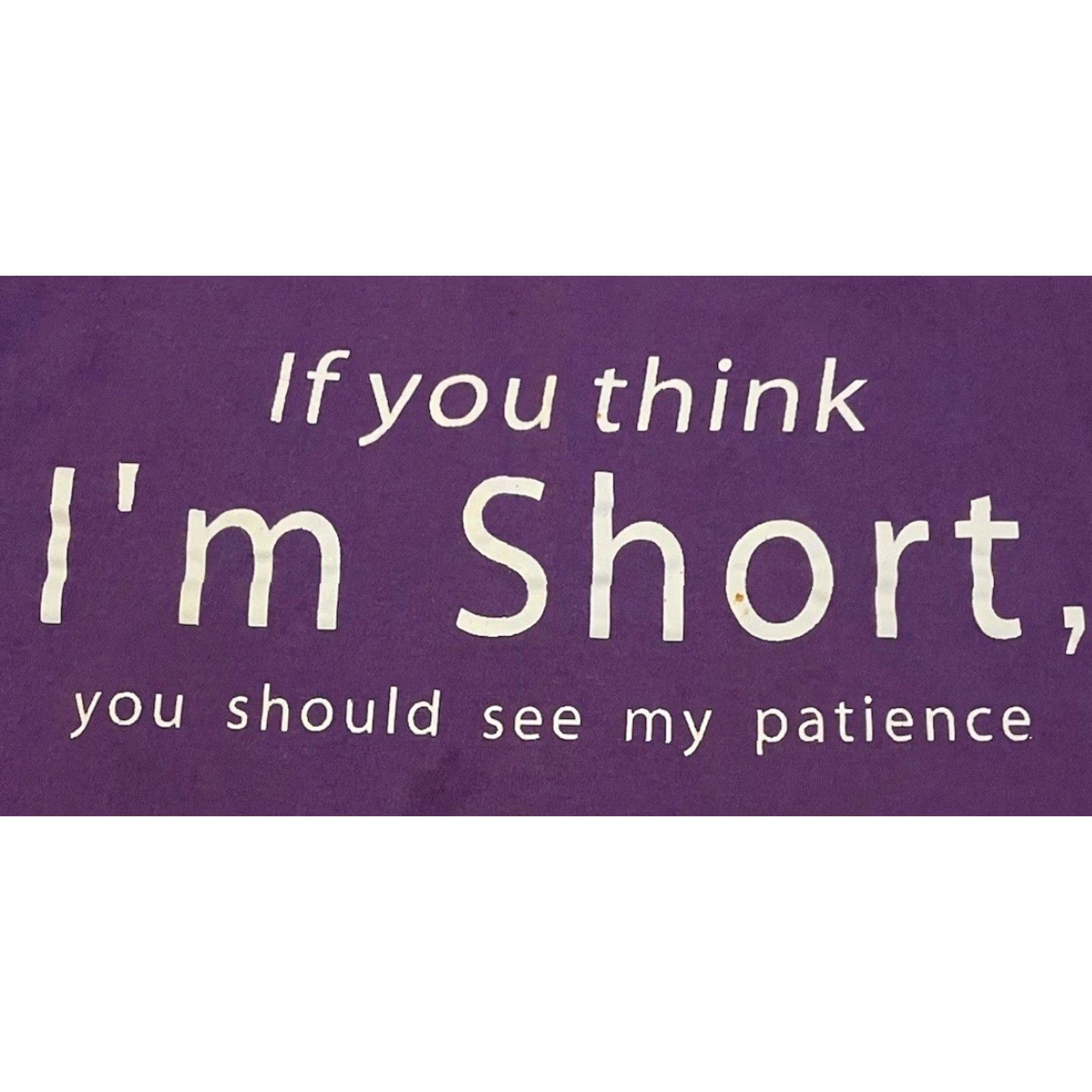Vintage Vtg You Should See My Patience Faded Shirt XS Funny Saying Joke Y2K 90s Size US XS / EU 42 / 0 - 2 Thumbnail