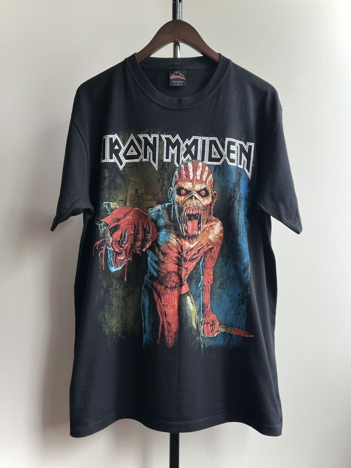 Band Tees × Iron Maiden × Vintage VINTAGE Y2K IRON MAIDEN THE BOOK OF SOULS METAL TEE Size US XL / EU 56 / 4 - 1 Thumbnail