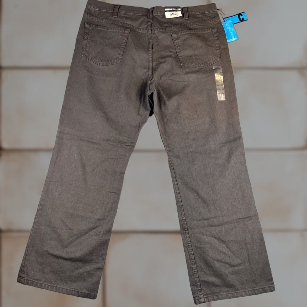 Liz Claiborne NWT Claiborne Denim Pants Mens 40x32 Black Straight Fit Skater 90s Vintage Gothic Hipster Casual Pants Mens Size US 40 / EU 56 - 1 Thumbnail