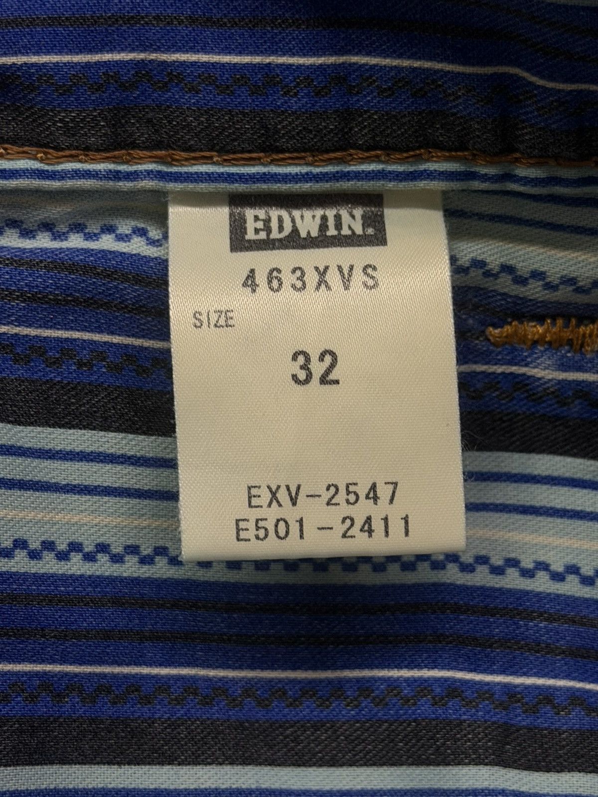 Edwin Vintage Edwin 463XVS Exclusive Vintage Japan Denim Jeans W34 Size US 34 / EU 50 - 11 Thumbnail
