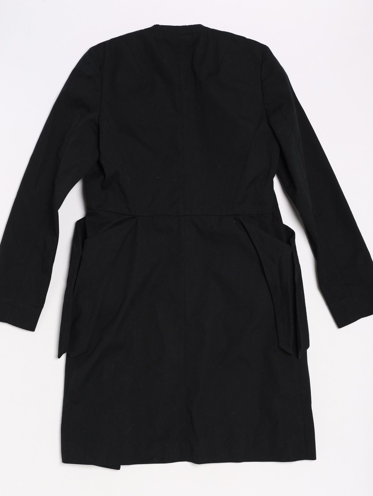 Marni Marni Cotton Open Coat Black With Pockets Long Blazer Jacket Size XS / US 0-2 / IT 36-38 - 23 Thumbnail