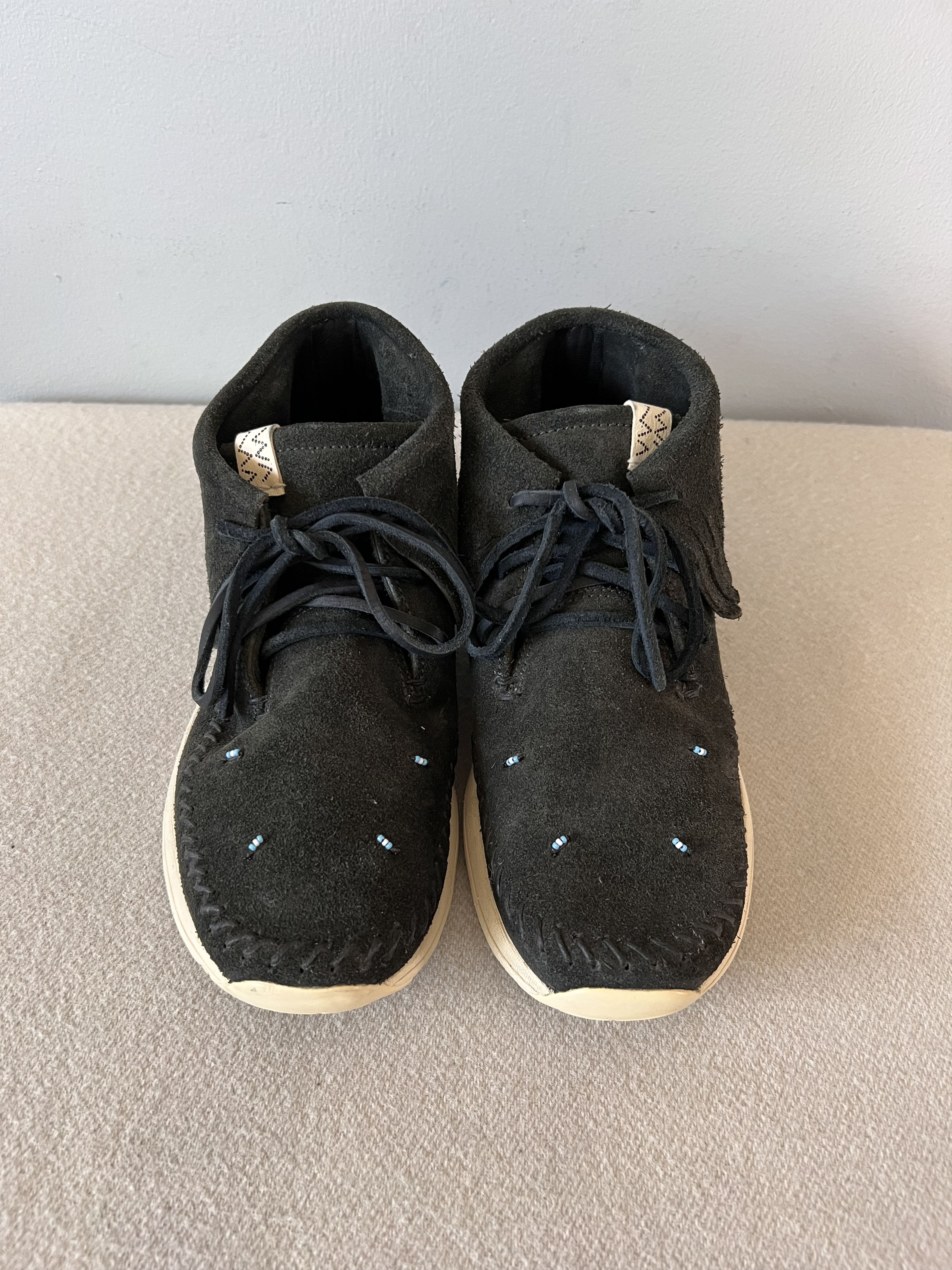 Visvim Visvim Maliseet Shaman Mid Folk Moc in Black Suede Size US 8 / EU 41 - 4 Thumbnail
