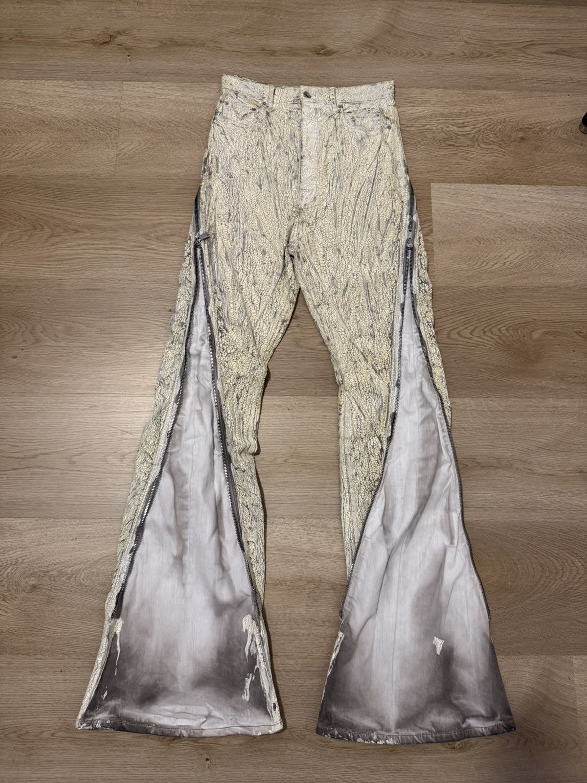 Rick Owens Off-White Hollywood Bolan Banana Jeans