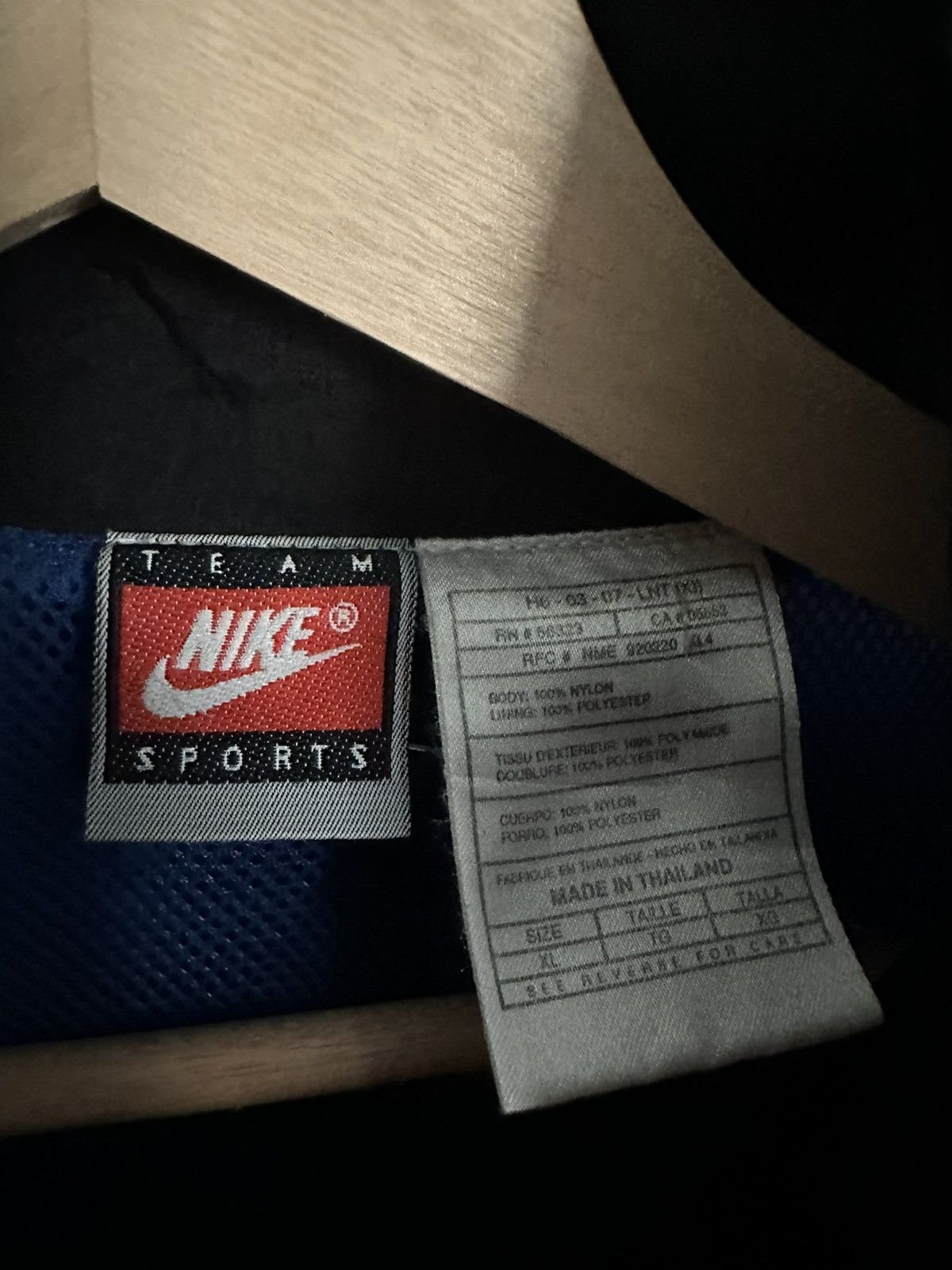 Nike × Vintage Vintage Nike Duke Blue Devils Light Weight Track Jacket Size US XL / EU 56 / 4 - 4 Thumbnail