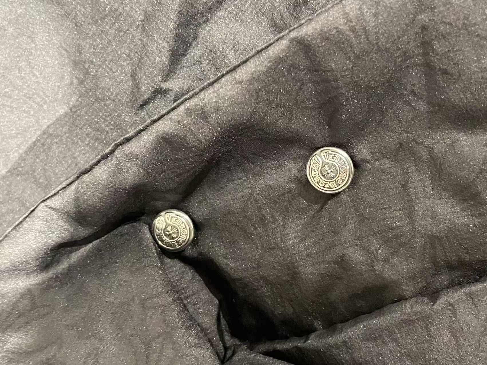 Chrome Hearts Chrome Hearts Black Script Logo Windbreaker Jacket Size L / US 10 / IT 46 - 12 Thumbnail