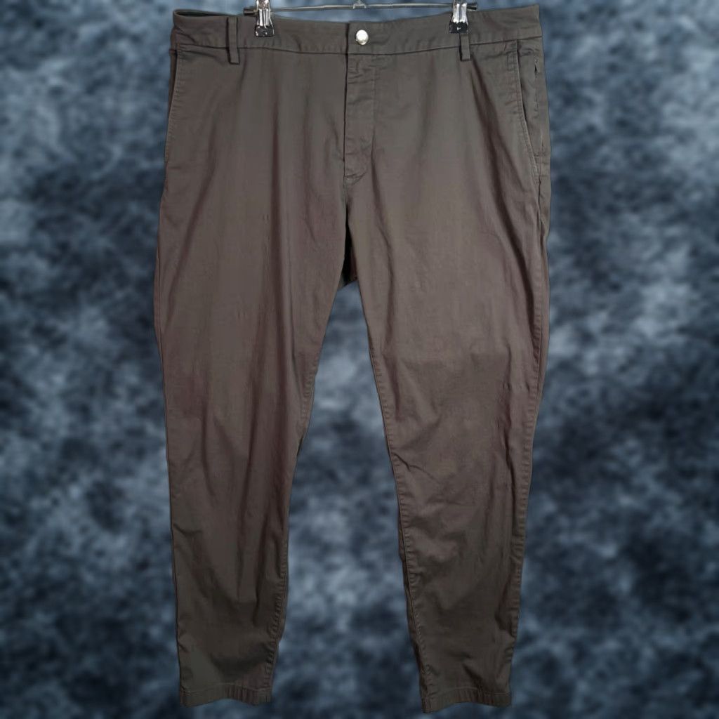 Vintage VINTAGE Birddogs Mens 36 x 32 Gray Slim-Fit Stretch Pants Cotton/Nylon Blend Chino Pants Mens 36 Gray Flat Front Tapered 30in Inseam Boys? Size US 36 / EU 52 - 1 Thumbnail