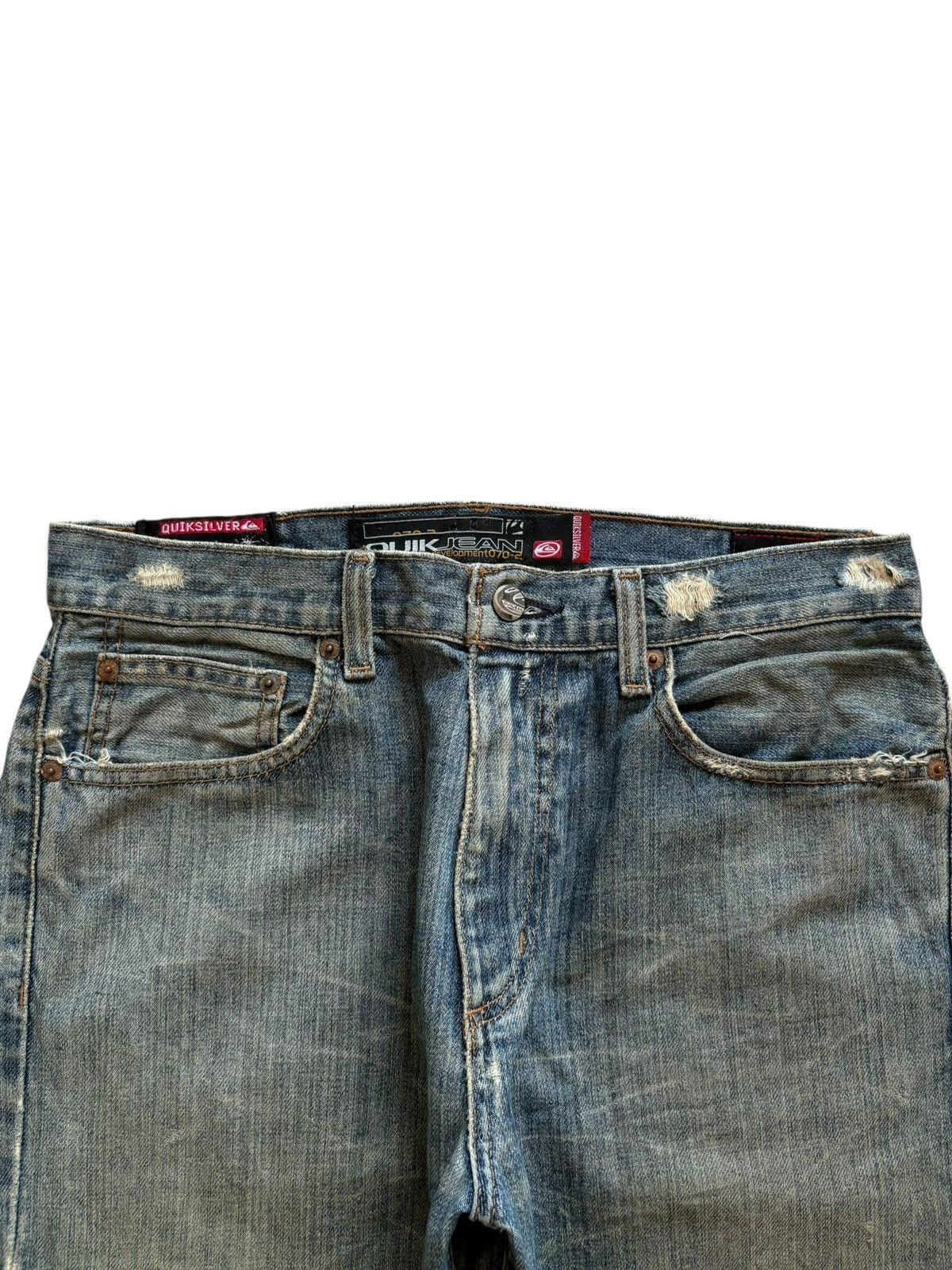 Quicksilver Vintage Quiksilver Mud Wash Distressed Baggy Jeans Size US 31 - 4 Thumbnail