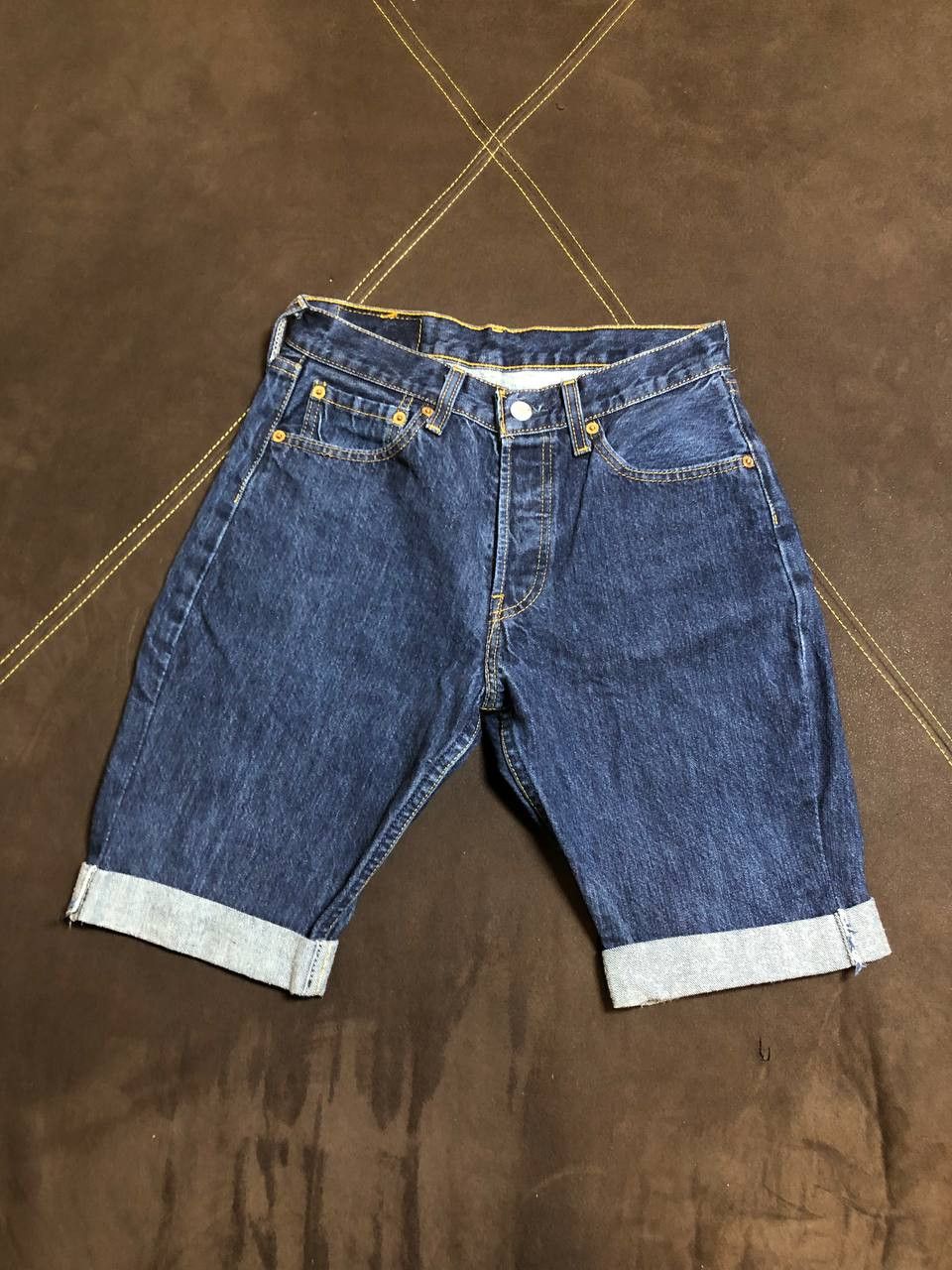 Levi's Men's Levi Strauss 501 Jeans Shorts Denim Loose Straight Fit Size US 28 / EU 44 - 10 Thumbnail