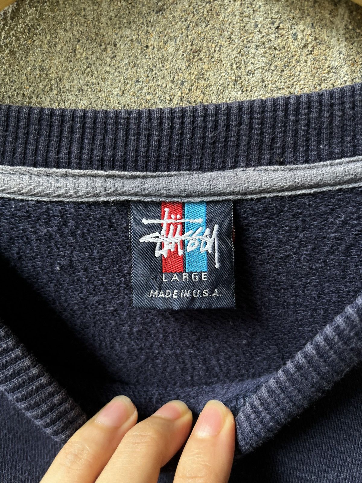 Stussy Vintage 1990s stussy crew neck camo logo Size US L / EU 52-54 / 3 - 6 Thumbnail